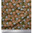 thumbnail image 1 of Soimoi Georgette Viscose Fabric Flower Artistic Decor Fabric Printed Yard 42 Inch Wide, 1 of 3