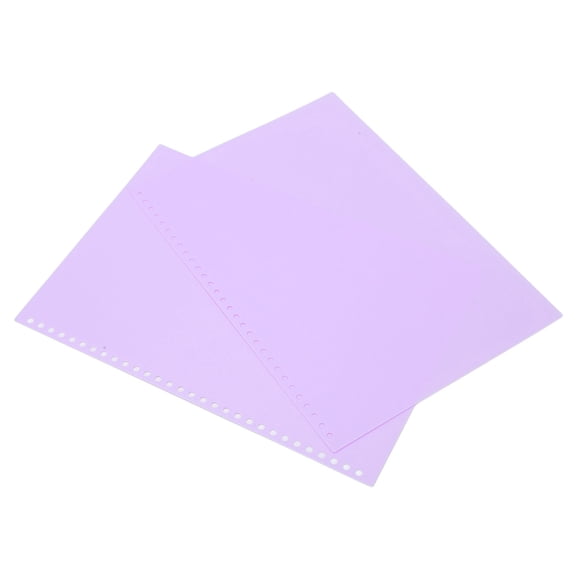 Fyydes 20Pcs Sheet Protector Paper Binding Cover Matte A4 30 Holes PP Plastic for Presentation,Binding Presentation Cover,Paper Protector