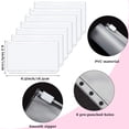thumbnail image 3 of PU Leather Notebook Binder Budget Planner Binder Cover with 12 Pieces Binder Pocket Personal Cash Budget Envelopes System 6 Hole Binder Zipper Folder(Pink), 3 of 7