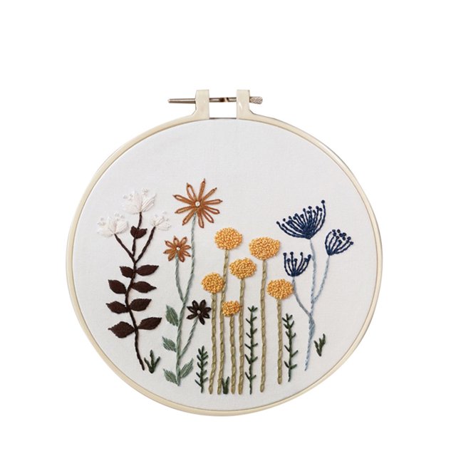 Cross Stitch Hoops and Frames Embroidery Cross Stitch Kit Set for Beginners-Handmade Embroidery Diy