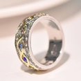 thumbnail image 3 of 18K Gold Diamond Double-color Ring Forever Family Caibao Ring, 3 of 3