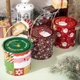 thumbnail image 3 of HOARBOEG Christmas Vintage Cookies Jar Cookiess Jars for Kitchen Counter Airtight Jar Cookies Containers Cookies Tin with Lids for Gift Giving Large Cookies (B), 3 of 7