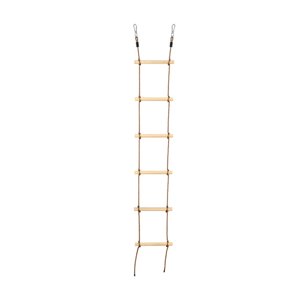 Lipstore Climbing Ladder Climbing Rope Ladder for Outdoor Sun Protection Wood Fitness Toy