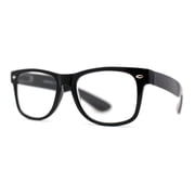 Classic Hipster Horn Rim Reading Glasses Black +3.0