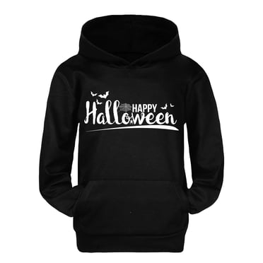 TIWEKE Girls Hoodies for Kids - Comfortable Pullover with Cartoon Prints Ideal for Daily Wear and Halloween Celebrations,Sizes 3-4 Years