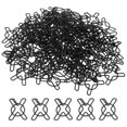 thumbnail image 1 of Unique Bargains Pinces à Papier Lettres en Forme de X, Noir, 100 Unités, 1 of 6