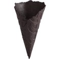 thumbnail image 1 of The Konery Midnight Black Vanilla Waffle Cones - 144/Case, 1 of 1
