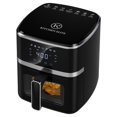 thumbnail image 1 of Kitchen Elite Digital Compact Air Fryer Oven with Window, 7 Presets, 5.28 Quart, Black, 1 of 7