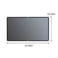 thumbnail image 3 of Projector for Outdoor Movies Metal Curtain Projection Screen 60 Inch, Washable Projector Screen 16:9 Foldable Portable Projector Movies Screen for Home Outdoor Indoor Outdoor Projector Screen, 3 of 9