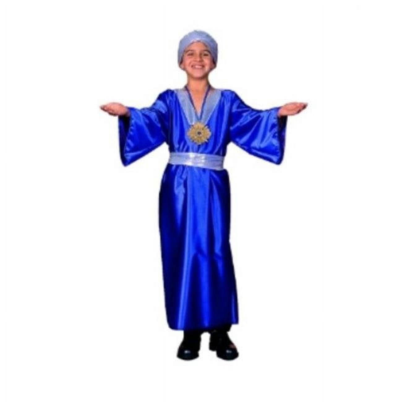 RG Costumes 90182-L Wiseman Costume - Bleu - Taille Enfant Grand 12-14