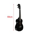 thumbnail image 4 of HILABEE 23 Inch Ukulele Guitar Toy 4 Strings Portable Musical Instrument for Adults Boys Black, 4 of 9