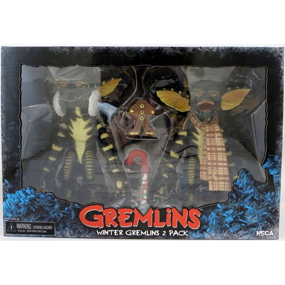 Gremlins 1984 6 Inch Action Figure 2-Pack Series - Gremlins Christmas Carol Winter Scene (No Head On Gingerbread Man)