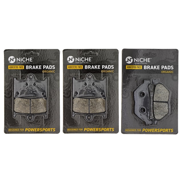 Niche Complete Organic Brake Pad Set for Yamaha Raider Road Star Motorcycle MK1002587