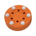 thumbnail image 3 of Siruishop Rondelle de Hockey à Roulettes Rondelle de Hockey de Rue Lisse Portable Rondelle de Hockey sur Glace Rondelle d'Entraînement pour Compétition Enfants Adultes Débutants Orange, 3 of 8