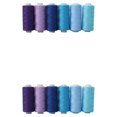 thumbnail image 2 of Transemion 1/2/3 Premium Polyester Thread Spools - Kit For Home Sewing Polyester Is Blue 6 color line 2PCS, 2 of 6