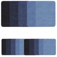 thumbnail image 4 of Jean Fabric Adhesive Patches Square Clothing Repair Rectangular Oval DIY Clothing Repair Kit with Sewing Bag, 4 of 8