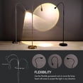 thumbnail image 4 of O&rsquo;Bright Ray &ndash; Lampe sur Pied à Faisceau DEL Réglable, Projecteur à Intensité Variable et Zoomable, Col de Cygne Flexible, Lampe sur Pied pour Lecture/artisanat, Travail, 4 of 7