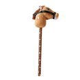 thumbnail image 3 of Lipstore Stick Horse Handcrafted Pretend Play Neighing Galloping Sounds with Sound light brown D, 3 of 8