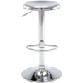 thumbnail image 1 of Brage Living Tabouret de Bar Réglable, Tabouret de Bar Rond Pivotant en Métal à Levage Aérien, Chaise de Comptoir Sans Dossier pour Cuisine Salle à Manger Pub Café (Chrome), 1 of 2