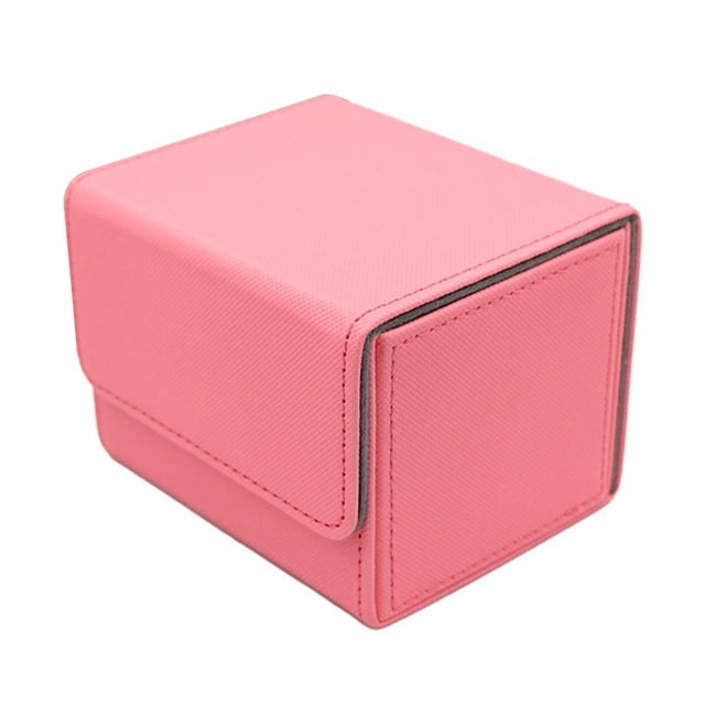 Boîte de Rangement pour Deck pour Cartes à Collectionner, Cartes de Collection, Cartes de Collection Rose