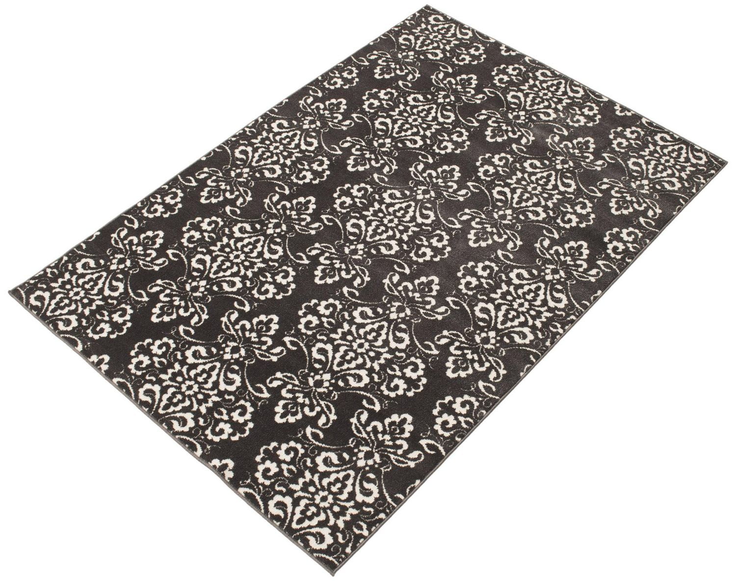 Tapis ECARPET Moderne pour Salle à Manger, Salon, Chambre Patty Gris