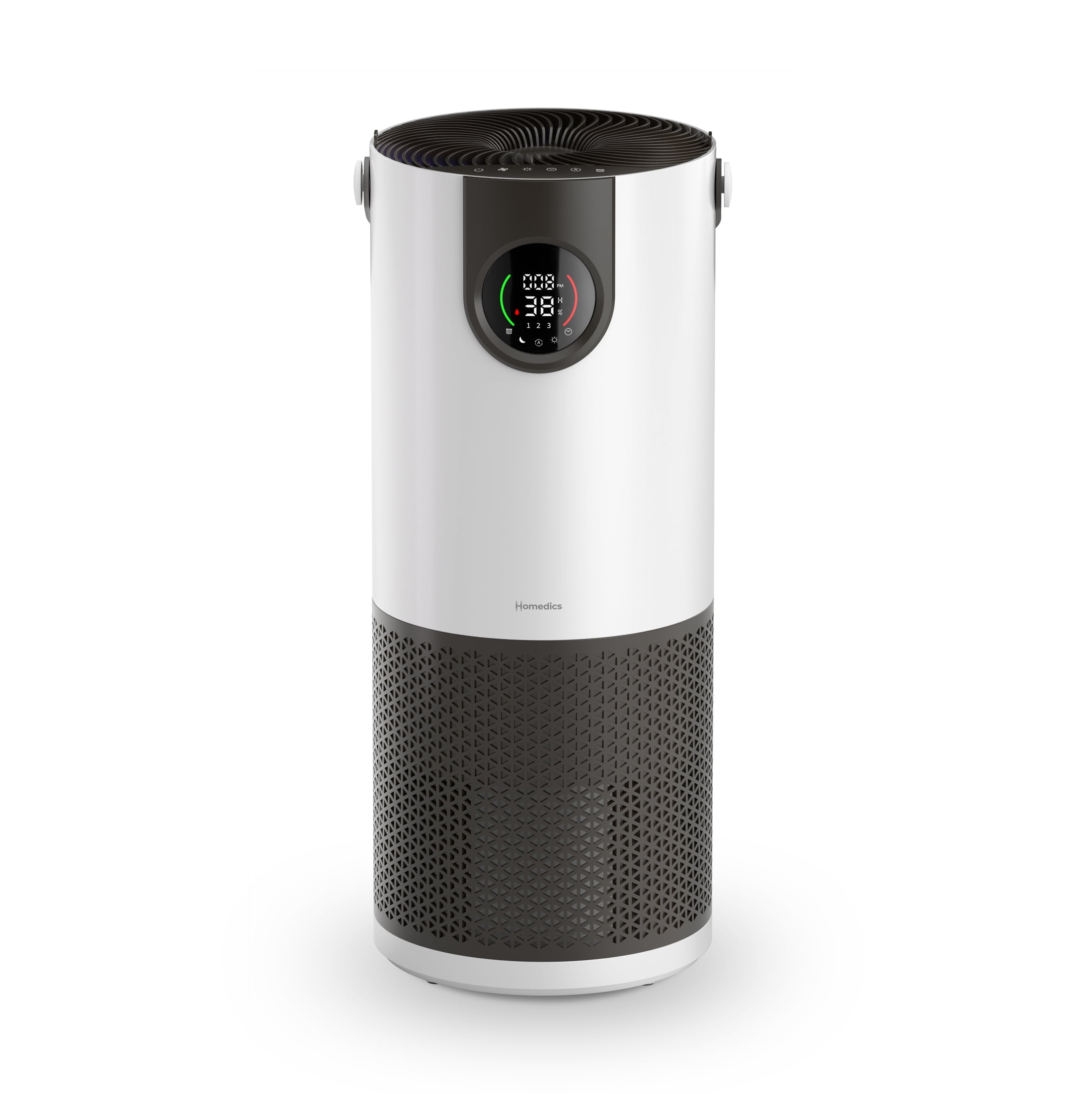 Homedics 2-in-1 Cool Mist Humidifier & Air Purifier – Humidifies & Purifies Air, Digital Air Quality Sensor, Auto Mode, Stylish Tower Design, Ideal for Medium-Large Rooms