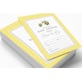 thumbnail image 2 of Inkdotpot 30 Cartes d'Invitation de Shower de Bébé Neutres selon le Genre Maman Abeille à Remplir Invitations Vierges, 2 of 6