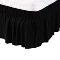 thumbnail image 1 of Unique Bargains Polyester Bed Skirt Elastic Wrap Around Dust Ruffle 15' Drop, 1 of 10