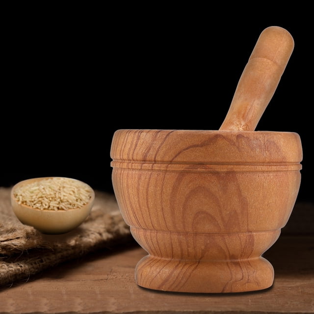 Unique Double Sided Granite Mortar Mortar Pestle Set, Stone Grinder Plastic Mortar Pestle Set, Apothecaries Pharmacies For Home Kitchen