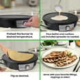thumbnail image 3 of NUTRICHEF PCRM12 ELECTRIC CREPE AND GRIDDLE MAKER, 3 of 7