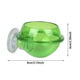 thumbnail image 3 of Transparent Elevated Reptile Feeding Dish With Suction Cup For Gecko Escape Proof Live Terrarium Feeder, 3 of 4