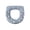 Grey, variant on Luminous Toilet Seat Cover, Washable Household Toilet Seat, Winter Plush with Zipper, Universal Fit Toilet Seat for Bathroom Decoration