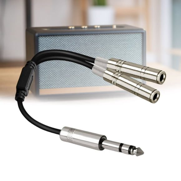 Pig-Hog Stereo 14 Inch Male to Dual Stereo Female Audio Y-type Splitter Adapter