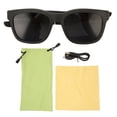 thumbnail image 2 of Lunettes Intelligentes, Lunettes Audio BT pour Hommes Femmes, Lunettes Musicales à Conduction Osseuse à Oreille Ouverte, Lunettes Sans Fil Mains Libres BT 5.0 à Réduction de Bruit pour Vacances Plage Conduite, 2 of 7