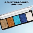 thumbnail image 4 of Hard Candy Glitteratzi, Eye Shadow Palette, Glitter Finish, Cosmic Oasis, 5 Sparkling Shades, 4 of 7