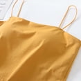 thumbnail image 4 of Timegard Womens Tank Tops with Built in Bras Cropped Spaghetti Strap Sleeveless Comfy Camis Basic Tee, 4 of 7