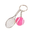thumbnail image 2 of BKER Tennis Keychain Mini Sports Equipment Sports Souvenirs Alloy Pendant Keychain, 2 of 5