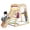 Coloré, variante sur Costway Ensemble de Jeu d'Escalade Montessori en Bois 6-en-1 avec Rampe Double Face Coloré