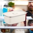 thumbnail image 1 of XYAIYT Contenant de Rangement Alimentaire en Acier Inoxydable Étanche, Hermétique et Compatible Micro-Ondes 9.25x7.52x3.78 Po Réutilisable Sans BPA Inodore pour une Préparation de Repas Sécuritaire Usage Quotidien Fêtes BBQ, 1 of 6