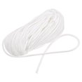 thumbnail image 1 of Unique Bargains Corde en Nylon Solide Tressée 1 Rouleau de 0,11 Pouce x 49,2 Pied Blanc, 1 of 5