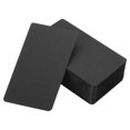 thumbnail image 1 of Unique Bargains 3.5' x 2' Blank Paper Business Cards, 90 Pack Small Index Flash Cards Words Message Note Card, Black, 1 of 7