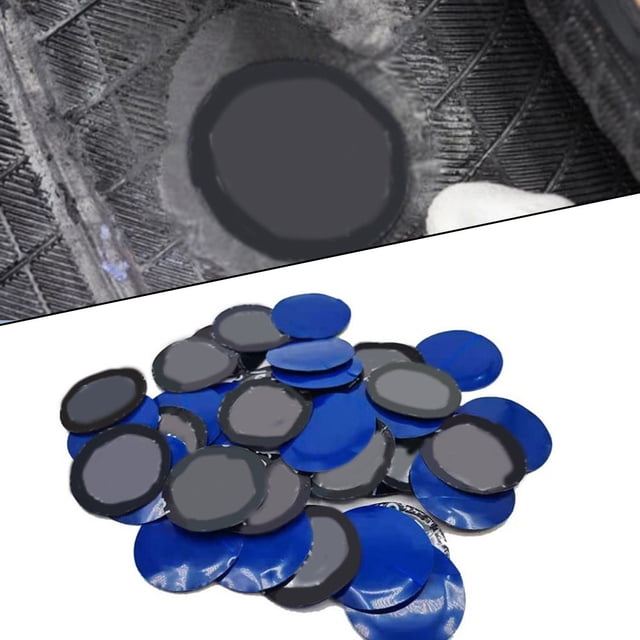 Bgsha 50PCS 45mm Car Rubber Wired Tyre Puncture Repair Mushroom Plug Patch KIT