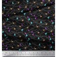 thumbnail image 3 of Soimoi Moss Georgette Fabric Bird Artistic Printed Fabric 1 Yard 42 Inch Wide, 3 of 3