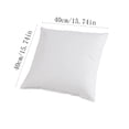 thumbnail image 1 of Dadatutu Pillow Insert, White Standard Pillow Insert, Solid Cushion Inner Stuffer Pillow Sham Insert Pillow Square Decorative Throw Pillow Inserts, 4 Size, 1 of 6