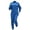 Blue, variant on Men's Heavy Duty Work Coveralls, Zip Front Utility Jumpsuit with Multiple Pockets, Durable Polyester for Industrial and Construction Use
