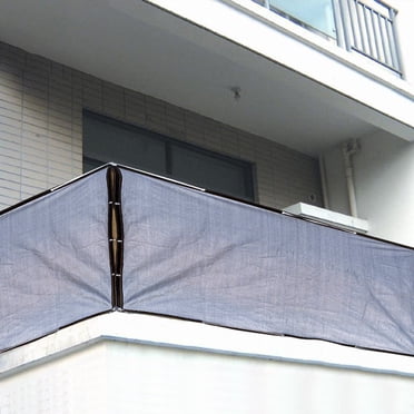 Dvkptbk Balcony Privacy Screen Cover 3.28x13.12ft Privacy Screen Balcony Shield for Porch Deck Outdoor Backyard Patio Balconys Garden Pool BBQ Pond Courtyard Dooryard Carport Gifts - Clearance
