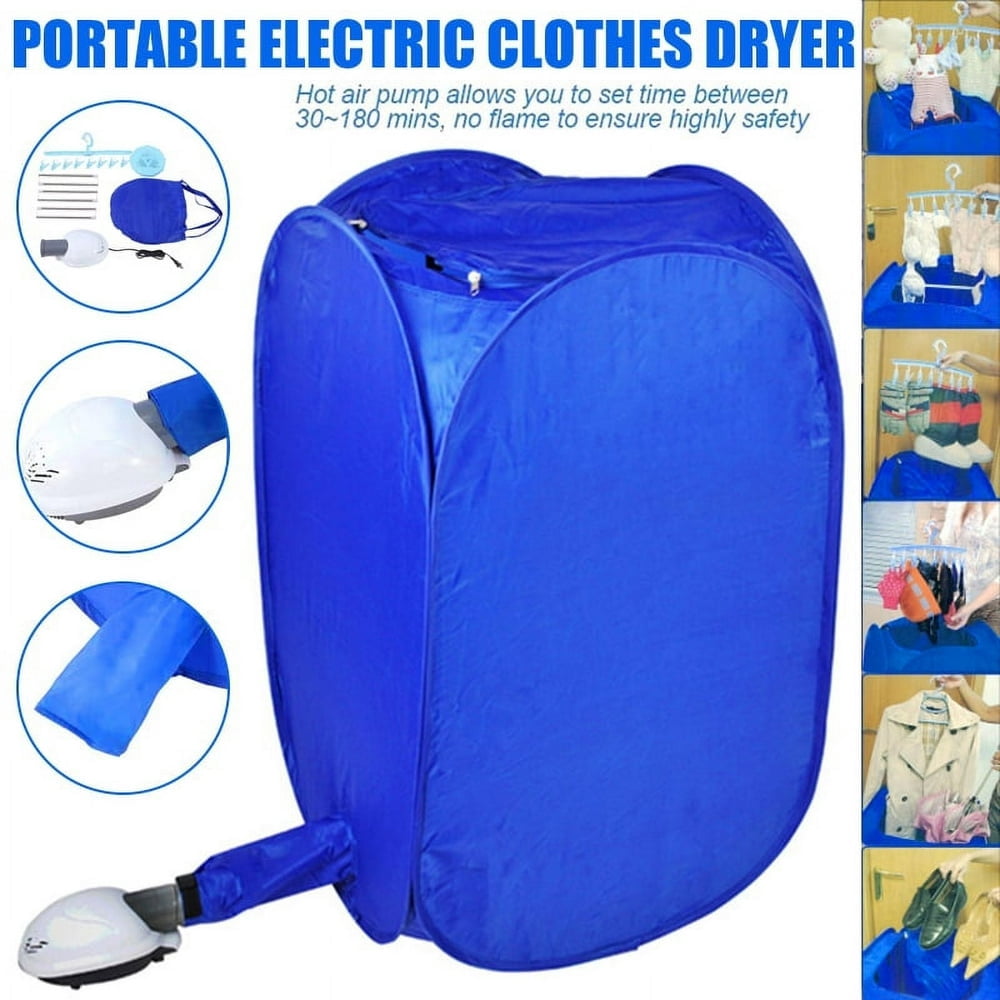 Electric Clothes Dryer Portable Clothing Drying Machine Fast Garment Dryer Heater with Air Hot Pump for Travel