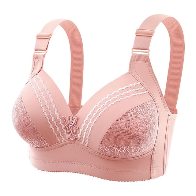 Timegard Plus Size Bras for Women with Support No Underwire Adjustable Wide Strap Comfort Daily Bras