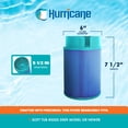 thumbnail image 3 of Hurricane Lot de 2 HFSOFT09-01M Cartouche de Filtre de Spa Élite Aseptique de Remplacement, 3 of 8