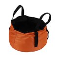 thumbnail image 4 of Collapsible Bucket, Collapsible Wash Container Reusable Durable Multi Purpose Universal Wear   For Hiking Army Green,Black Green,Orange,Blue,Camouflage, 4 of 8